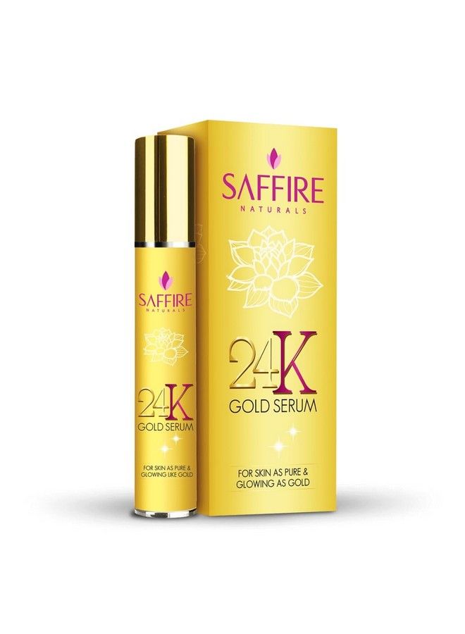 SAFFIRE سيروم الذهب 24 قيراط الطبيعي ؛ لمسة من الذهب ؛ يستعيد توهج البشرة الطبيعي ؛ 10 مل  - Image 2