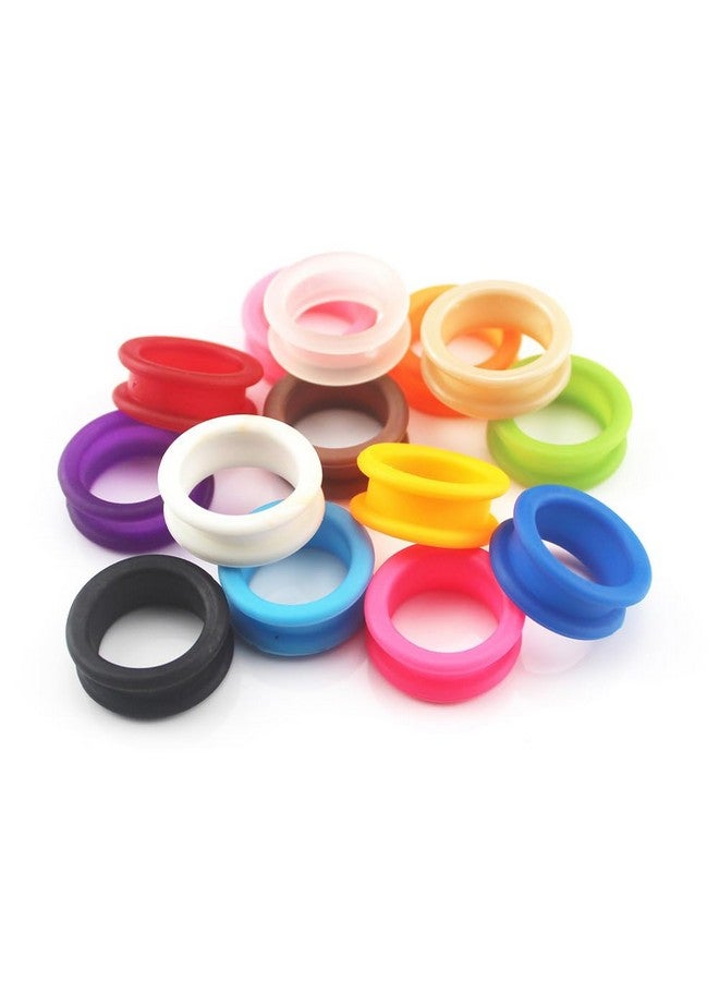 23pcs Soft Silicone Scissors Finger Rings Grips Inserts Shears Thumb Inserts Grooming Scissors Ring Finger Protector For Barber Dog Hair Cutting Scissor Accessories - Image 1