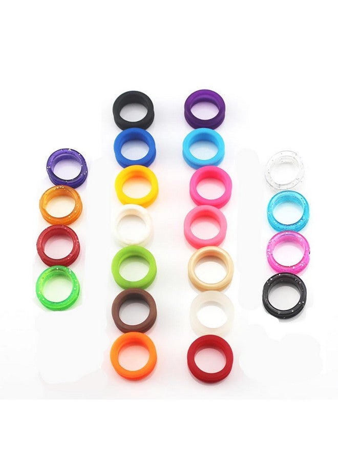 23pcs Soft Silicone Scissors Finger Rings Grips Inserts Shears Thumb Inserts Grooming Scissors Ring Finger Protector For Barber Dog Hair Cutting Scissor Accessories - Image 3