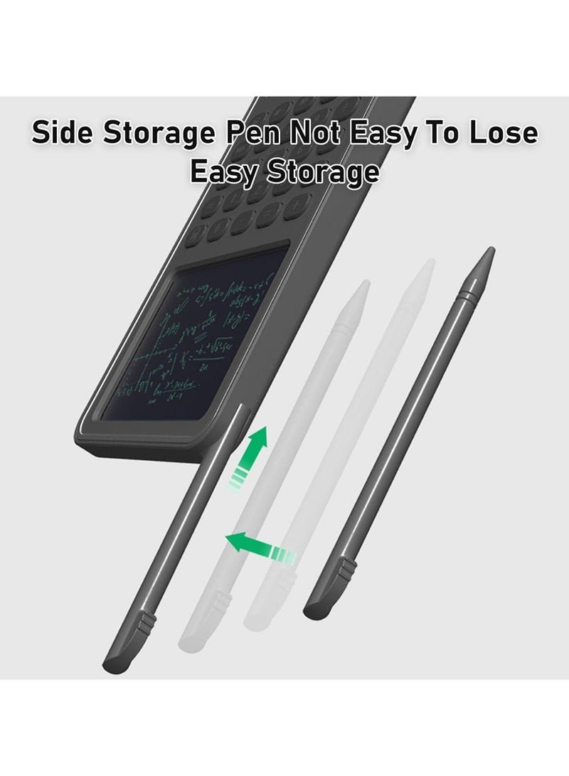 12-Digit Display Handheld Basic Scientific Calculators for Home Office School Business Electronic Board Drawing/Memo Pads, Pocket Calculators with LCD Writing Tablet - Image 3
