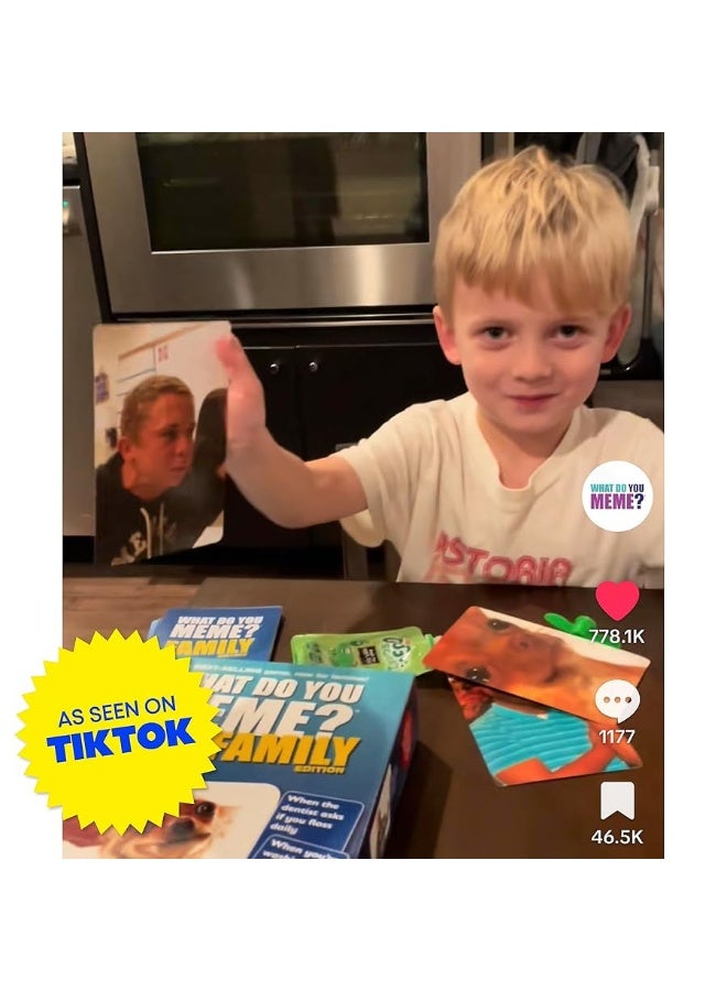 WHAT DO YOU MEME? Family Edition - The Best in Family Card Games for Kids and Adults - Image 1