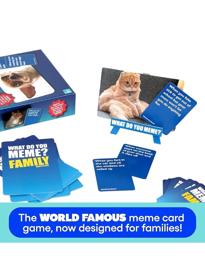 WHAT DO YOU MEME? Family Edition - The Best in Family Card Games for Kids and Adults - Image 2