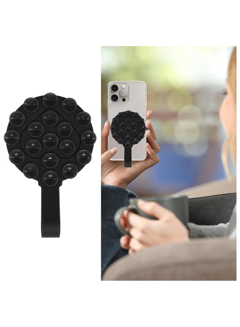 General Silicone Suction Phone Case Mount - Silicone Suction Phone Holder Sticky Mobile Phone Grip | Adhesive Phone Stand Sticky for Cell Phone Phone Case Mount Phone Accessories  - Image 3