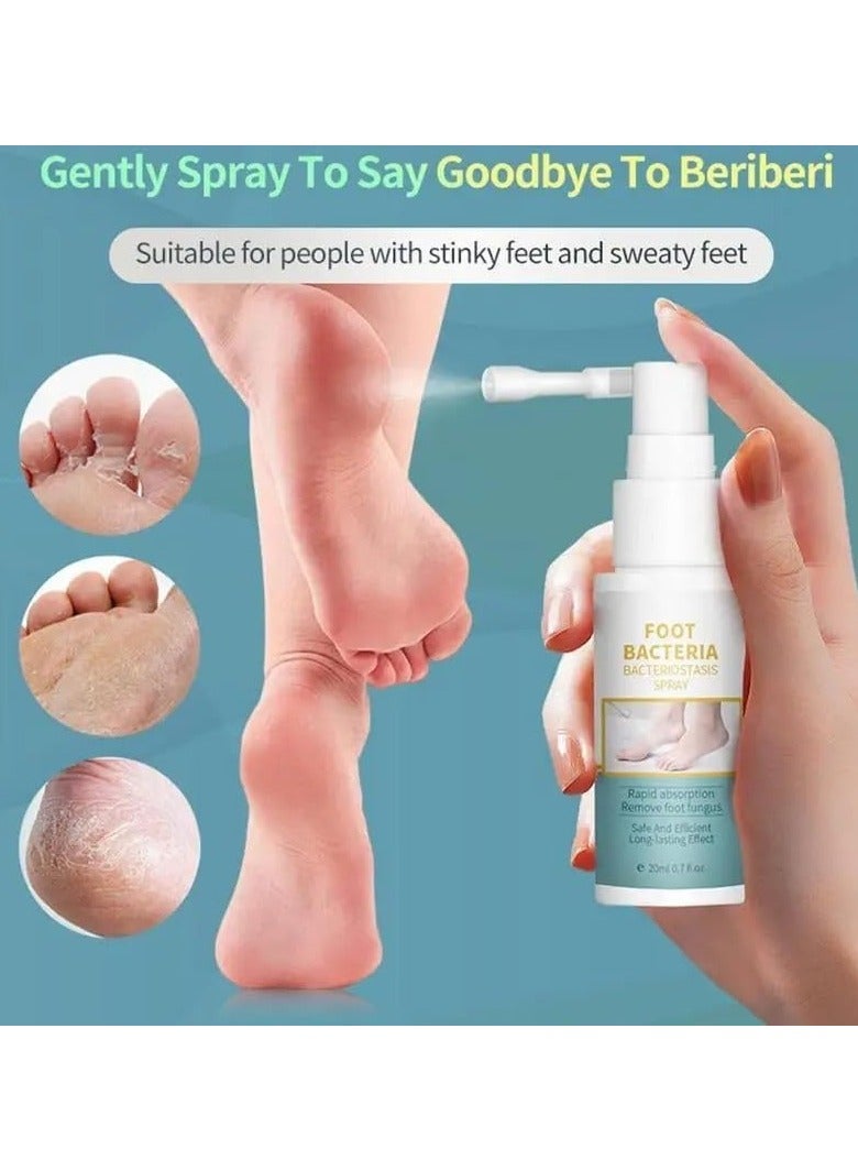 20 ml Foot Fungus Spray, Athlete's Foot Spray, Antibacterial Foot Spray, Antifungal Foot Spray, Foot Odor Spray, Deep Bacteriostasis Foot Spray Kills Fungus, Eliminates Odor - Image 1