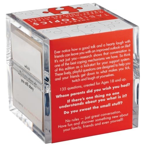 TableTopics Do-It-Yourself Therapy Question Card Game - 135 Entertaining Conversation Starter Cards for Adult Friends, Girls Night, Dinner Party, Getting to Know You Game - Image 3