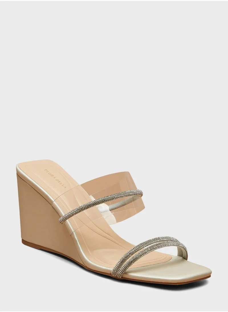 shoexpress Double Strap Wedge Sandals