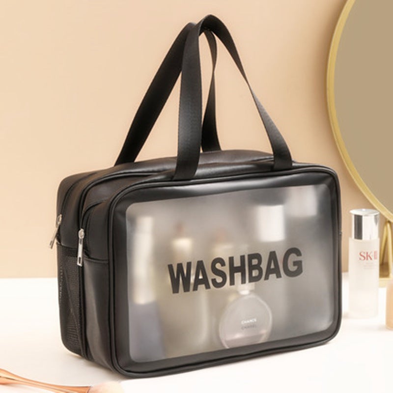 Dry And Wet Separate Cosmetic Bag Multifunctional Portable Travel Wash Bag Large Capacity Waterproof Skin Care Storage Bag New Style - Image 3