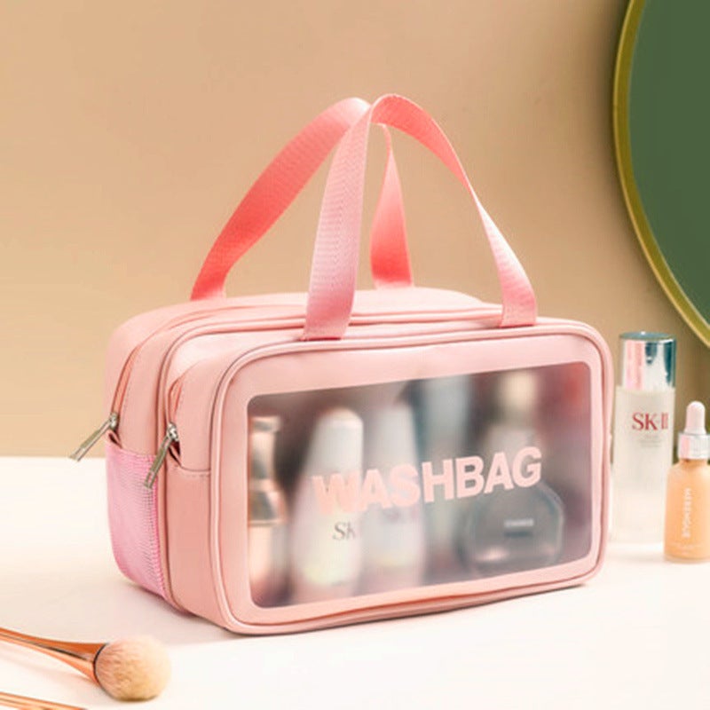 Dry And Wet Separate Cosmetic Bag Multifunctional Portable Travel Wash Bag Large Capacity Waterproof Skin Care Storage Bag New Style - Image 1