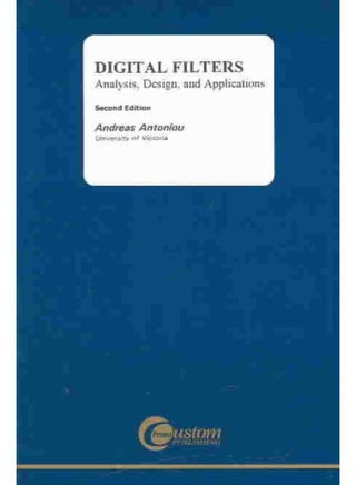 Digital Filters: Analysis, Design and Applications - pzsku/Z87B18CEECF2D73896D49Z/45/_/1714384369/51592baf-1300-42d6-8908-dfcccea7f42f