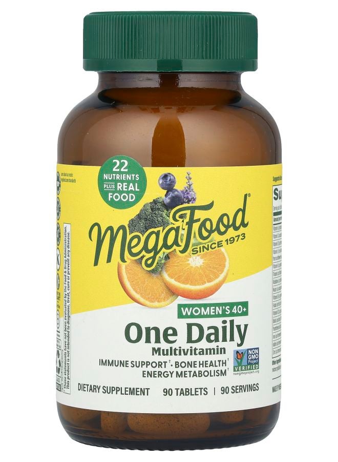 MegaFood فيتامينات متعددة يومية للنساء 40+ 90 قرص