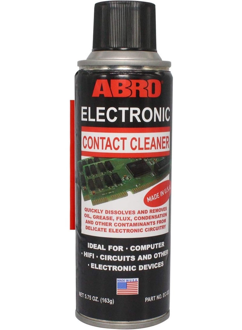 أبرو منظف بخاخ للوصلات الإلكترونية للدوائر الكهربائية – سريع الجفاف، بدون بقايا، لتنظيف لوحات الدوائر المطبوعة (PCB) والمفاتيح والحساسات والموصلات - Image 1