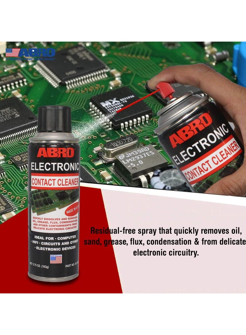 أبرو منظف بخاخ للوصلات الإلكترونية للدوائر الكهربائية – سريع الجفاف، بدون بقايا، لتنظيف لوحات الدوائر المطبوعة (PCB) والمفاتيح والحساسات والموصلات - Image 4