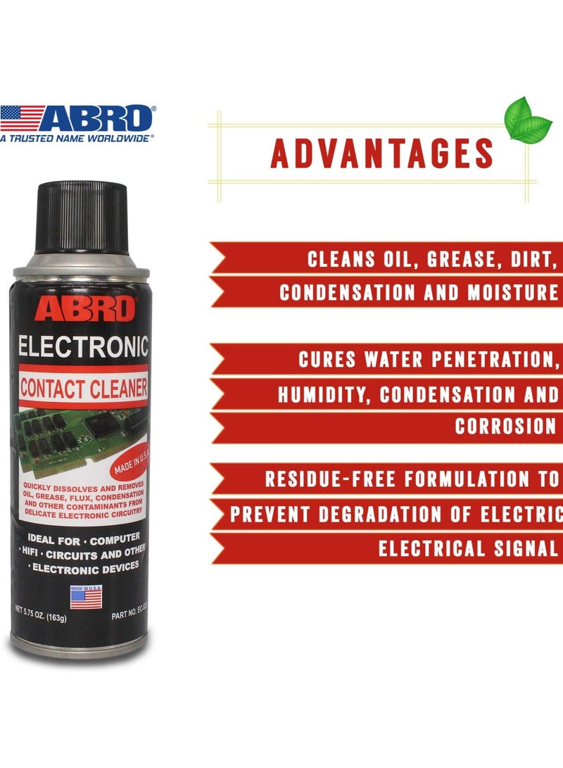 أبرو منظف بخاخ للوصلات الإلكترونية للدوائر الكهربائية – سريع الجفاف، بدون بقايا، لتنظيف لوحات الدوائر المطبوعة (PCB) والمفاتيح والحساسات والموصلات - Image 5