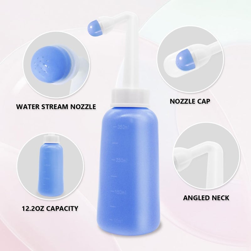 Showvigor 350ml Perineal Bottle Postpartum Essentials Upside Down Peri Bottle for Perineal Recovery(Purple) - Image 3