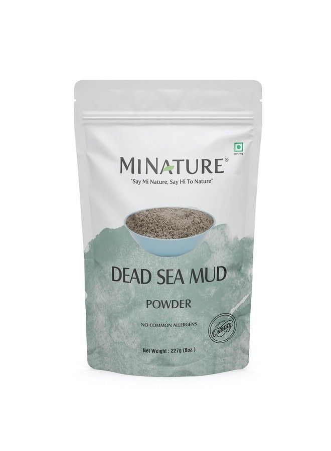 mi nature Dead Sea Mud Powder For Face Body & Hair ; Dead Sea Mud Revitalizing Exfoliating Powder ; All Natural ; Healthy Skin Care; 227G (0.5Lb)/8 Oz… - Image 1