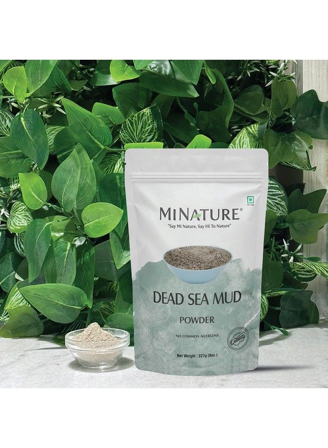 mi nature Dead Sea Mud Powder For Face Body & Hair ; Dead Sea Mud Revitalizing Exfoliating Powder ; All Natural ; Healthy Skin Care; 227G (0.5Lb)/8 Oz… - Image 4