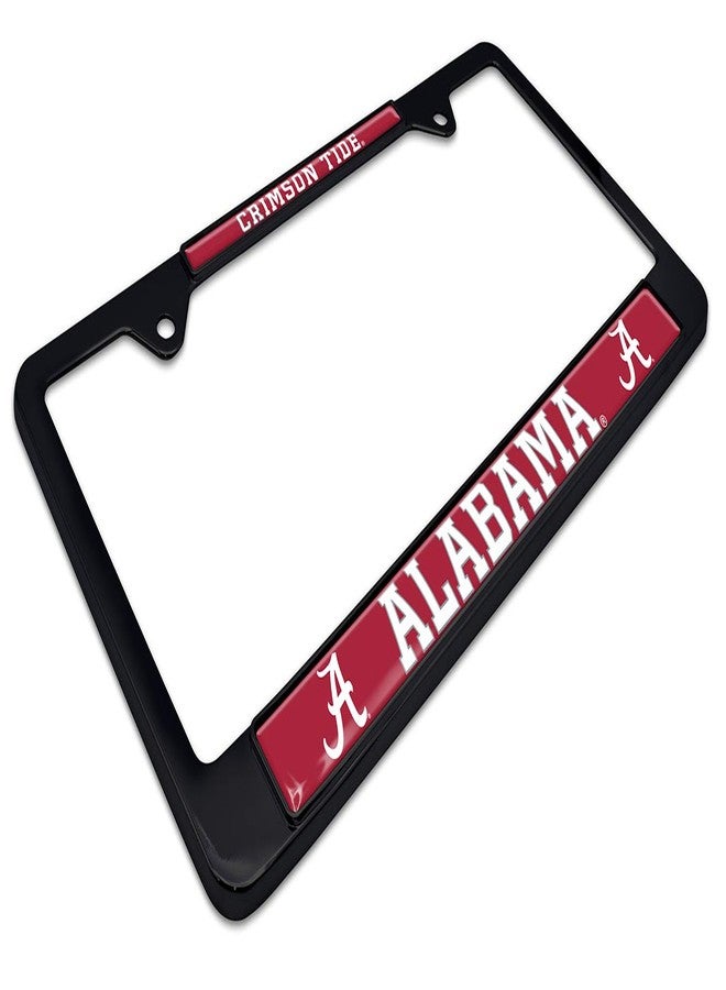 Elektroplate Officially Licensed University of Alabama Crimson Tide 3D Doming Black All-Metal Standard Size License Plate Frame Tag Holder for Cars/SUVs/Trucks Weatherproof Automotive Accessory - Image 4
