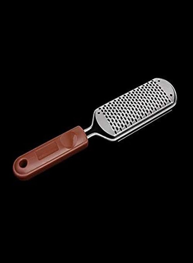 RADIONICS Stainless Steel Replacement Foot Rasp Exfoliating Pedicure Tool - Brown - Image 2