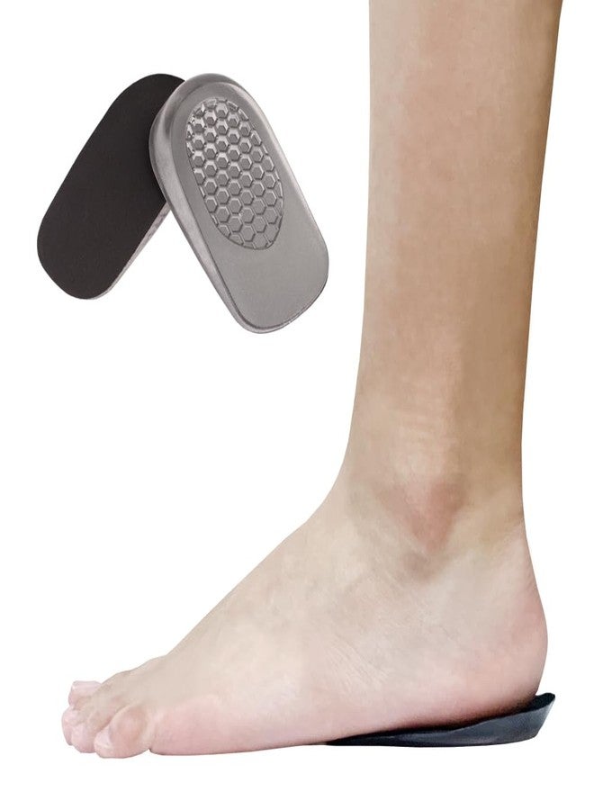 FOOTINSOLE.COM Premium Heel Cushions for Heel Pain Relief & Shoe Comfort – Gel Inserts for Men & Women, High Heel Pads & Grips, Adjust for Loose Shoes (Large (0.6" Height), Black) - Image 3