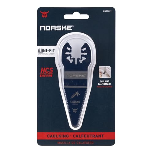 Norske Tools NOTP229 Caulking Scraper Oscillating Multi Tool Accessory Blade for Removing Sealants - Image 5