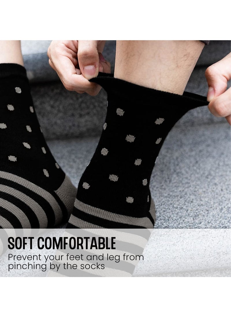 SYOSI Toe Socks Mens Five Finger Socks Cotton Sports Running Socks, Athlete Crew Socks with Toe for Men, 5 Pairs - Image 3