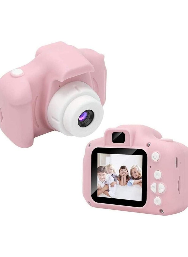 Festive Gallery Kids Camera Gifts For 4-8 Year Old Kids Shockproof Camera Mini Child Camcorder For Little Kid With Soft Silicone Shell For Outdoor Play Pink - Image 5