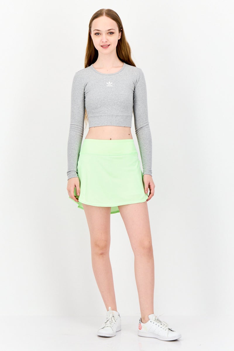 Adidas Women Sportswear Fit Tennis Skirt, Mint Green  - Image 3