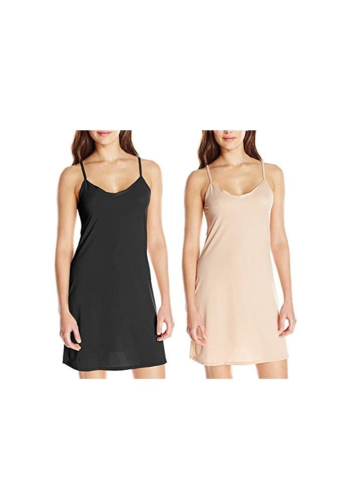 Accessorize Kingdom Accessorize Kingdom Women's Cotton Lycra Camisole ( Pack of 2 )  - Image 1