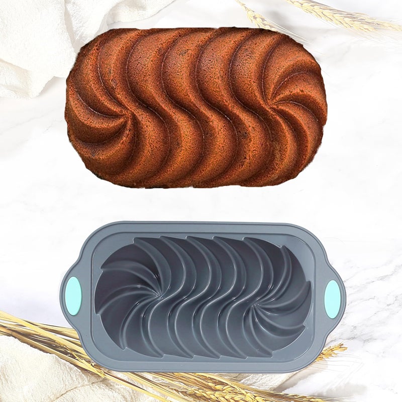 Tongjude 4 Piece Silicone Loaf Pan for Baking Bread, Non-Stick Kitchen Oven Bread Pan, Perfect for Banana Bread, Sandwich Bread, Pound Cake and Meatloaf, 4 Cups, Grey - Image 5