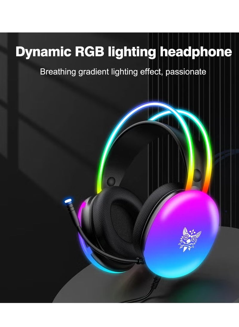 ELTRAZONE X25 Gaming Headset Over-Ear Gaming Wired Headphones with Mic – High-Quality Stereo Sound, Noise-Canceling Mic, Comfortable Over-Ear Cushions, Adjustable Headband – Perfect for PC, PS4, Xbox, and Mobile Gaming – Black  - Image 2