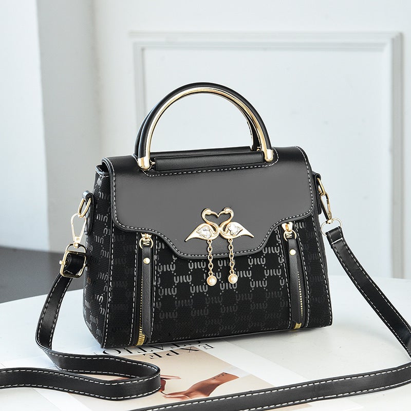 Light Luxury Fashion Texture Women'S Handbag Popular Forest Style Lightweight Single Shoulder Crossbody Small Square Bag - Image 4