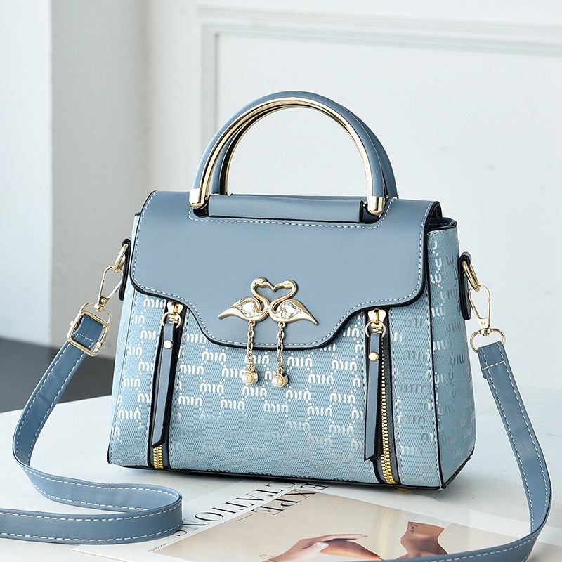 Light Luxury Fashion Texture Women'S Handbag Popular Forest Style Lightweight Single Shoulder Crossbody Small Square Bag - Image 1