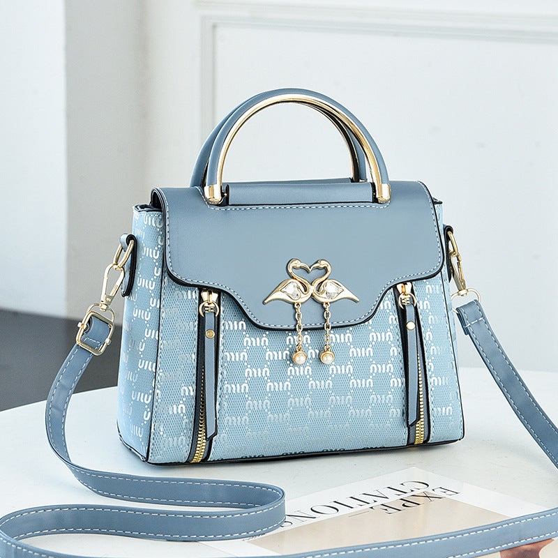 Light Luxury Fashion Texture Women'S Handbag Popular Forest Style Lightweight Single Shoulder Crossbody Small Square Bag - Image 2