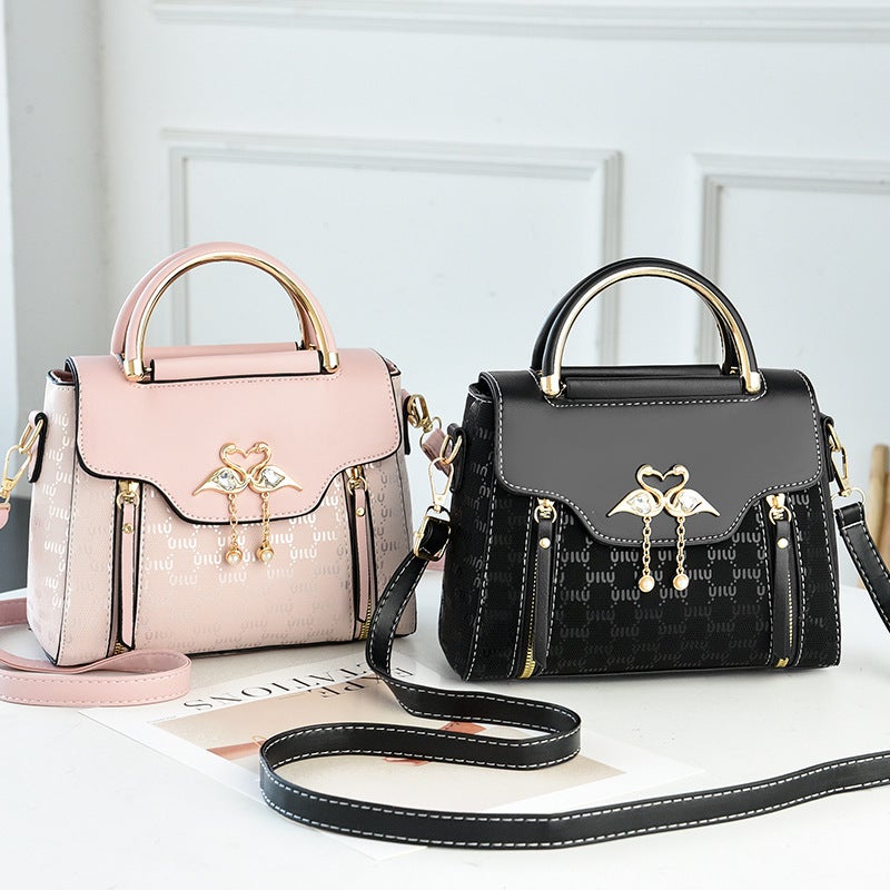 Light Luxury Fashion Texture Women'S Handbag Popular Forest Style Lightweight Single Shoulder Crossbody Small Square Bag - Image 5
