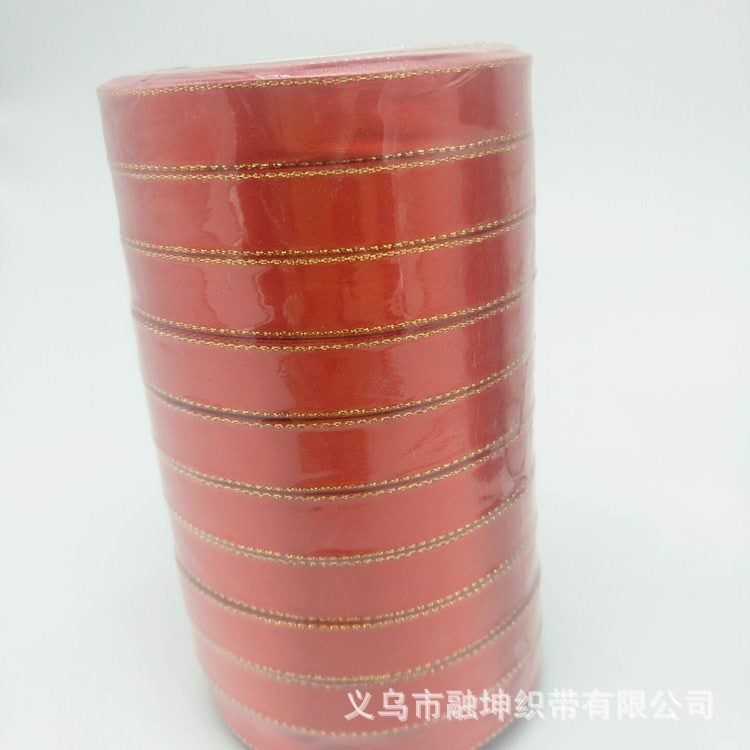 Ribbon 15Mm Phnom Penh Ribbon Big Red Black White Phnom Penh Ribbon Phnom Penh Bilateral Gold Ribbon - Image 3