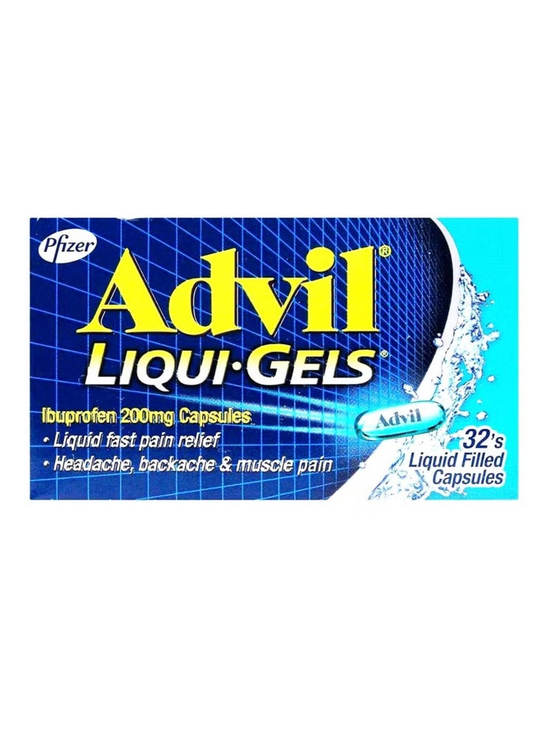 Advil Liqui-Gels 200mg 32 Capsules