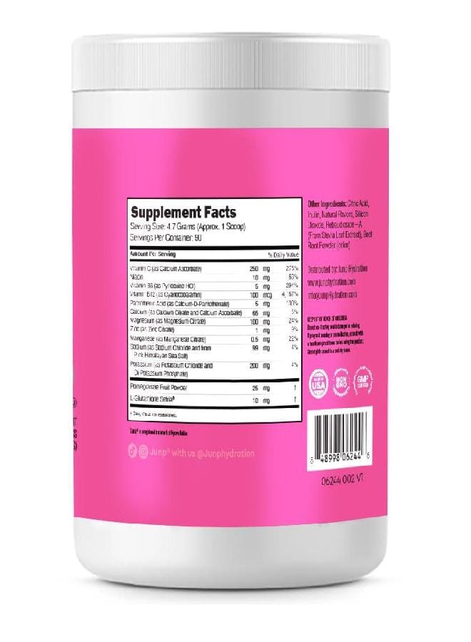 JUNP JUNP Hydration Electrolyte Powder, Electrolytes Drink Mix, Hydration Mix, Sugar Free, Gluten Free, 0 Calories, 0 Carbs, Keto Friendly, NON - GMO Kosher, 90 Servings. (Peach)… (Dragonfruit Limeade) - Image 3