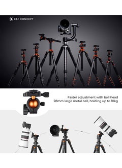 Portable Camera Tripod Stand Aluminum Alloy 62.99 Max. Height 17.64lbs Load Capacity Low Angle Photography Travel Tripod with Carrying Bag for DSLR Cameras - pzsku/Z87B2366F6B0A9D0FC9FDZ/45/_/1712738105/59138814-2cbe-4ff9-afcf-a22f347908a8