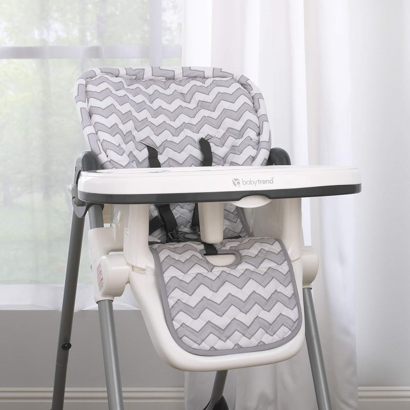 Sumersault Gray Chevron High Chair Pad - Image 2