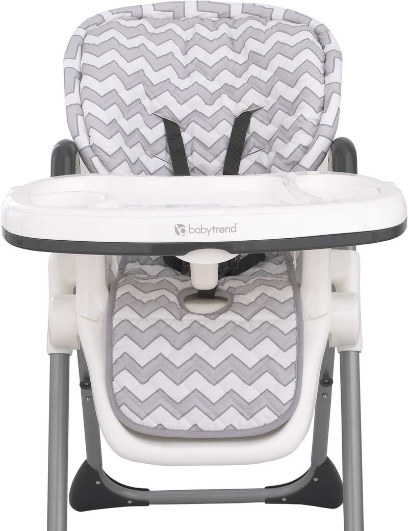 Sumersault Gray Chevron High Chair Pad - Image 1