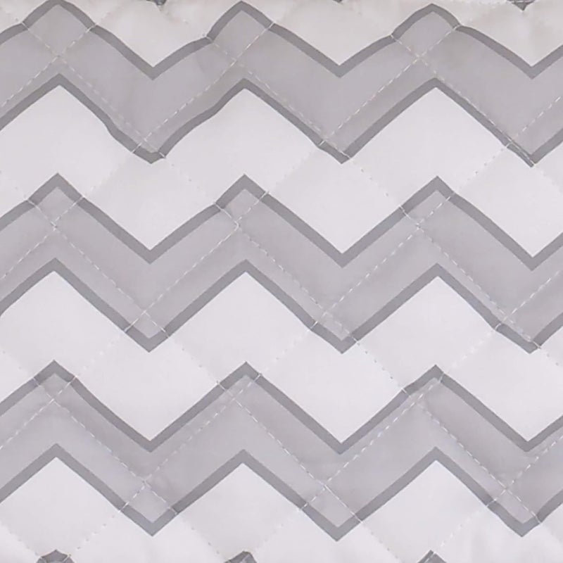 Sumersault Gray Chevron High Chair Pad - Image 4