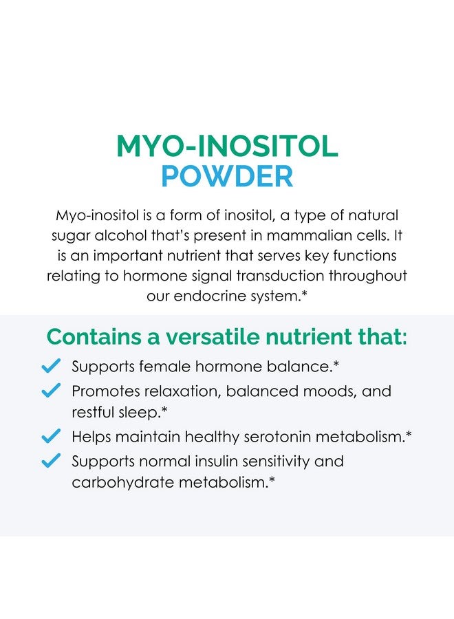 Rootcology by Dr. Izabella Wentz | Myo-Inositol Powder | Inositol Supplement for Mood, Brain Health, and Liver Support | 250g / 345 Servings - Image 5