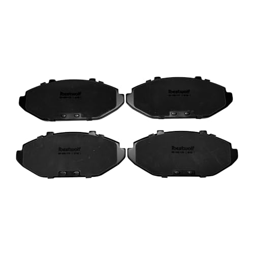 IBESTWOLF Front and Rear Ceramic Brake Pad for 1998-2002 Ford Crown Victoria Lincoln Town Car Mercury Grand Marquis, Disc Brake Pad Replacement P-748 P-674A - Image 4