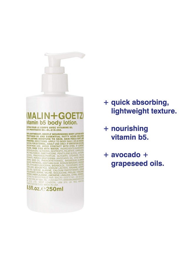 MALIN + GOETZ Vitamin B5 Body Lotion For Women & Men . An Everyday Essential To Heal All Skin Types. Vegan & Crueltyfree 8.5 Fl Oz (Packaging May Vary) - Image 4
