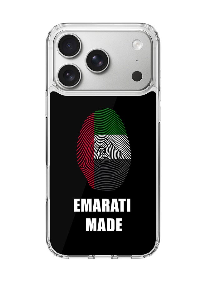 Stylizedd Classic Clear MagSafe Case for iPhone 17 Pro , Hybrid Soft Case Flexible Edges Anti Drop TPU PC Gel Thin Transparent Cover [ Designed for iPhone 17 Pro ] - Emarati Made