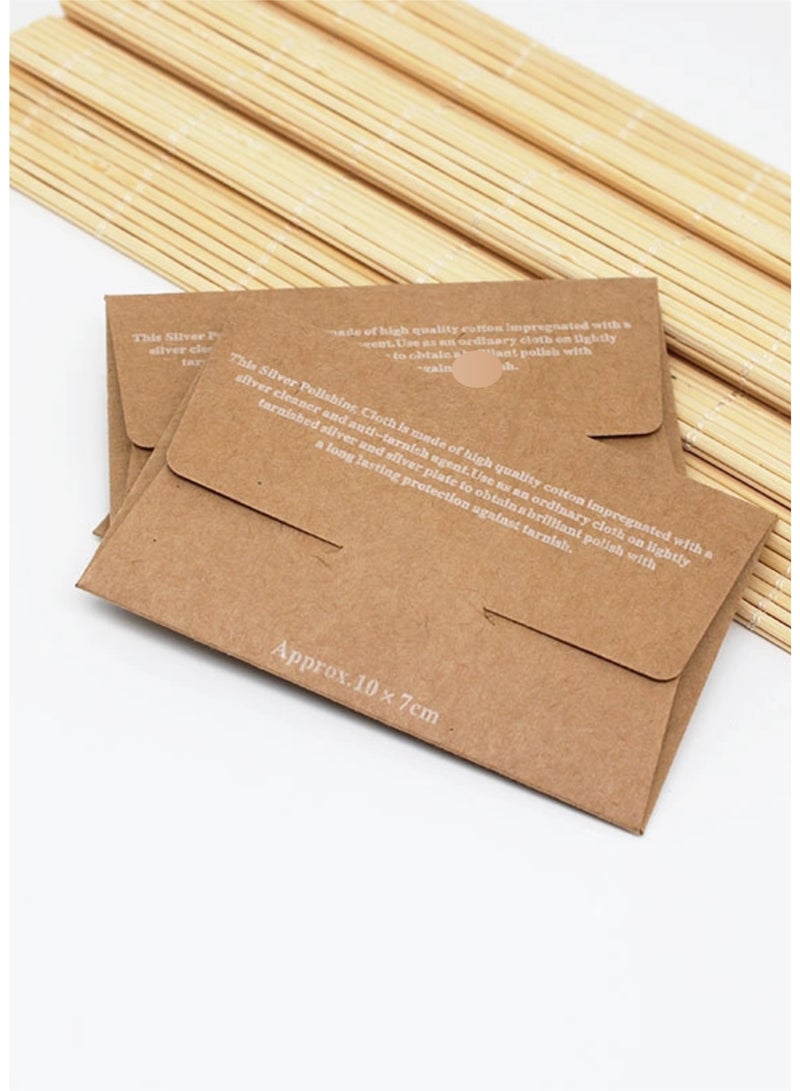 Jewelry cleaning cloth, jewelry polishing cloth, anti-oxidation silver polishing cloth, microfiber double-sided velvet microfiber polishing cloth- 5PCS - Image 4