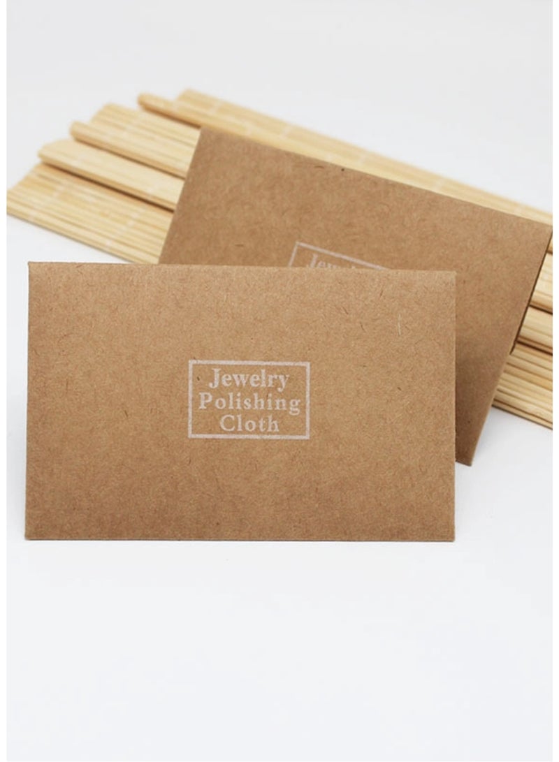 Jewelry cleaning cloth, jewelry polishing cloth, anti-oxidation silver polishing cloth, microfiber double-sided velvet microfiber polishing cloth- 5PCS - Image 3