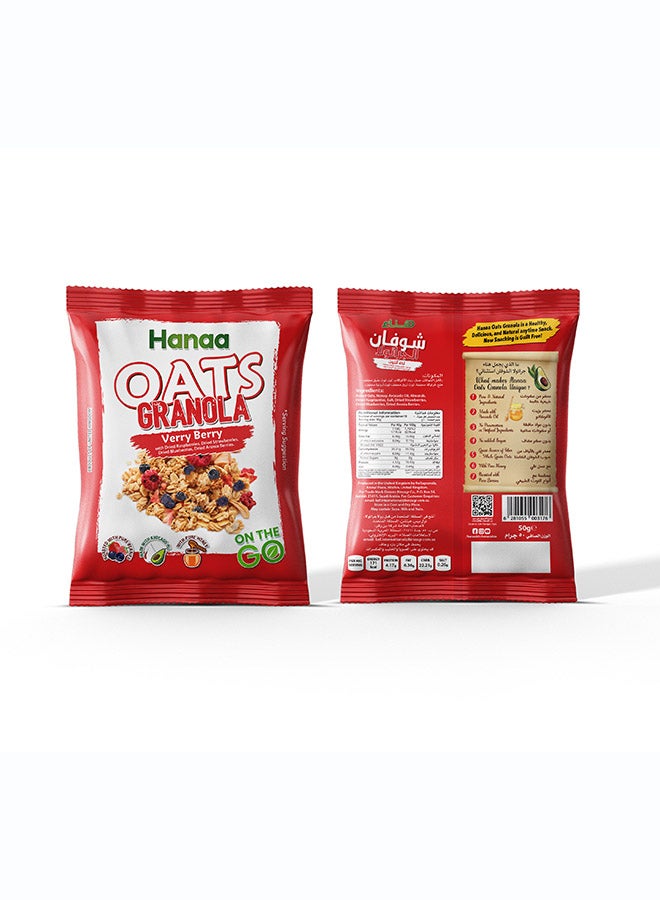 Hanaa Granola Verry Berry 50g Sachet
