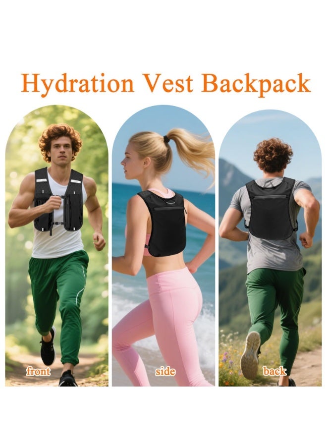 NAKODU Running Vest Hydration Backpack, Leak-Proof Water Bladder Lightweight Pack for Marathon, Trail Running, Cycling, Hiking & Mountaineering | Unisex for Men Women - Image 5