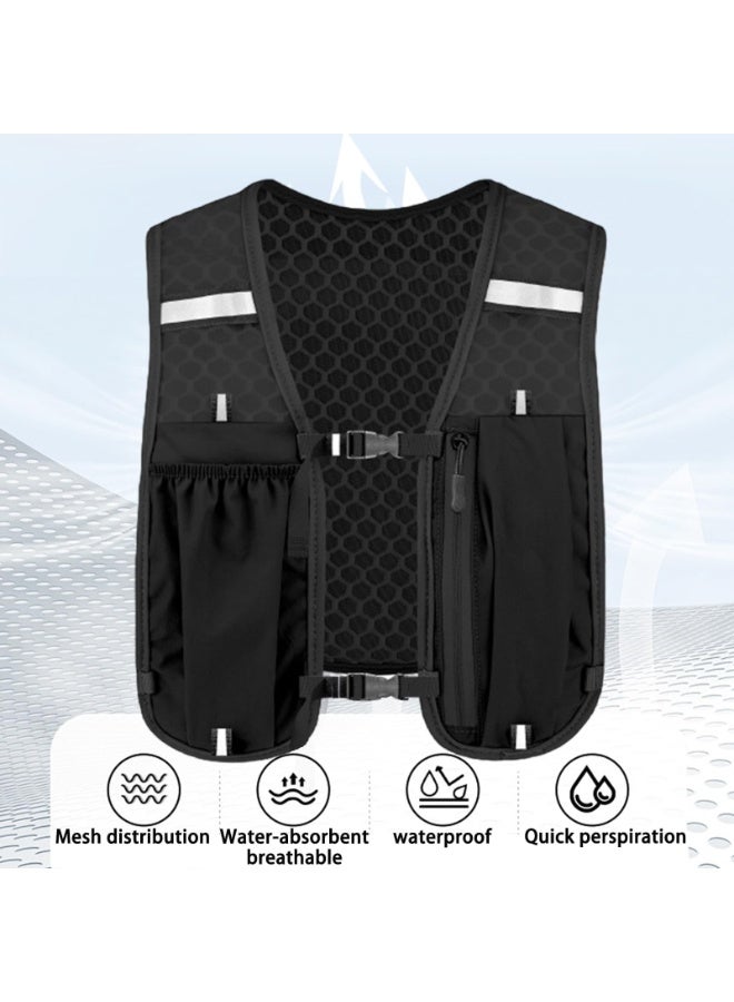 NAKODU Running Vest Hydration Backpack, Leak-Proof Water Bladder Lightweight Pack for Marathon, Trail Running, Cycling, Hiking & Mountaineering | Unisex for Men Women - Image 2
